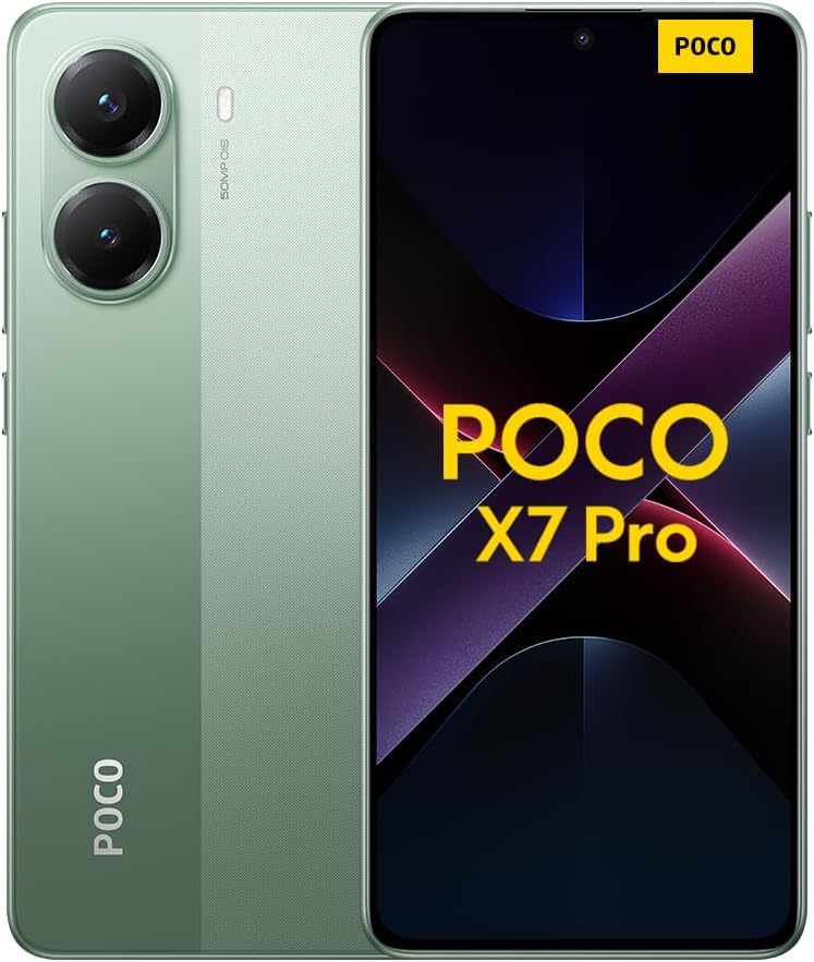 xiaomi POCO X7 Pro smartphone, 12+512GB, Green -UK Version 2 year